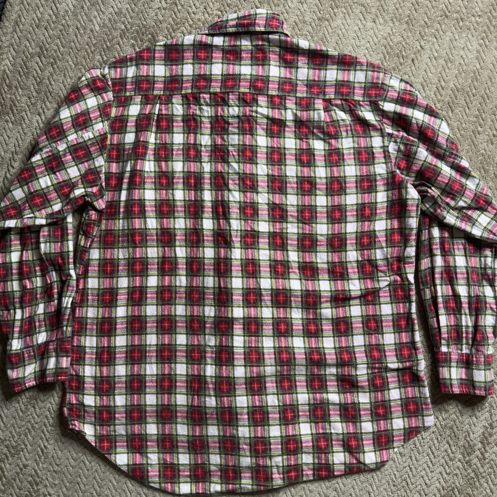 Phoenix Vintage Men's 100% Cotton Red Plaid Check Classic Flannel Size XL - Picture 5 of 6